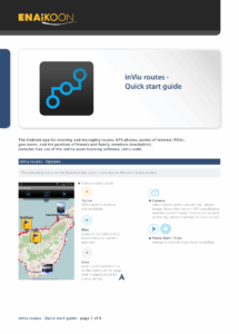 inViu routes Quick Start Guide